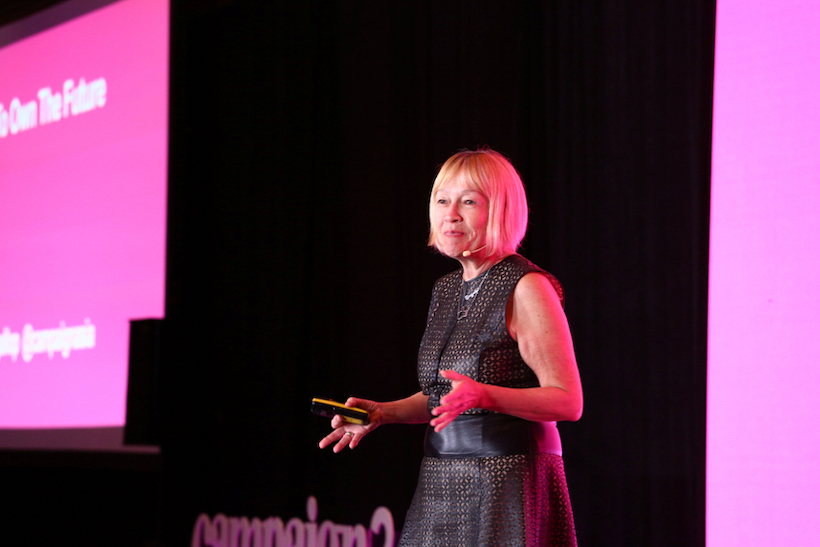 Cindy Gallop on stage